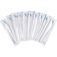10Pcs Dental Clinic Disposable Surgical Suction Tips Saliva Ejector Laboratory Clinic Suction Tube Long Slim Type