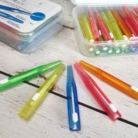 30pcs/box Interdental Brush Teeth Cleaning Orthodontics Oral Care Toothpick Dental Tool Floss Orthodontic Tooth Brush Dentistry