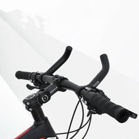 AliExpress NONE 1Pair Bicycle Horn Handlebars Aluminum Alloy Bike Grip Bar End Handle Riding Rest Handle Fatigue Relief Cycling Equipment