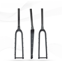 AliExpress Spcycle 2024 New Carbon Gravel Fork Max Tire 700x55C or 29x2.1'' Tapered Disc Brake MTB Gravel Bicyel Rigid Forks
