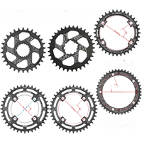 AliExpress NONE DECKAS Bicycle Round Chainring 94/96/104/110/130/144BCD SH/SR 32-52T 7-12s Narrow Wide Tooth Aluminum Alloy for R7000/R8000/7100