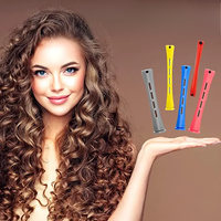 60 Pieces Hair Perm Rods Roll Curler Hairs Curlers Hairdressing Fittings