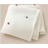 Baby Blanket Knit Stroller Swaddling 90*70CM Sleeping Sack Fashion Colored Dot Newborn Girls Bedding Quilt Boys Plaid Super Soft