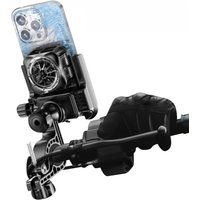 AliExpress keajor Motorcycle Cooling Phone Holder Mobile Phone Bracket 360° Rotation Shock-Resistant Navigation Cycling Cooling Stand Holder