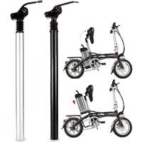 AliExpress NONE E-Bike Folding Bike Electric Bicycle Shock Absorber Seatpost 31.8mm 33.9mm 34mm *500mm Bike Flipped Shock Absorber Seat Post