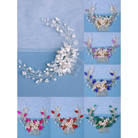 Bride Wedding Hair Combs White Simulated Pearl Hairpins Side Clips for Women Girls Bridal Hair Styling Jewelry Festival gifts