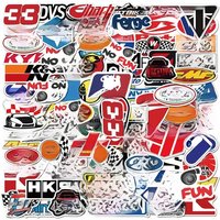 AliExpress Bandai 10/30/50/100Pcs Graffiti JDM Racing Car Modification Waterproof Stickers Motorcycle Bicycle Helmet Motor Laptop Sticker Kid Toys