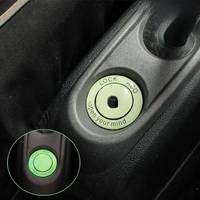 Car Start Keyhole Decoration Ring Luminous 3D Sticker For Mercedes Smart 451 Fortwo Car Interior Accessories Styling Products