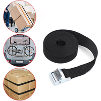 AliExpress 2m Cargo Straps Buckle Tie-Down Belt With Metal Buckle Lashing Straps Luggage Bag for Car Motorcycle Bike Truck Luggage Bag