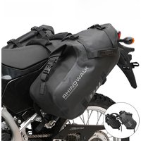 AliExpress Rhinowalk 2 Pcs Motorcycle Saddle Side Pannier Bag 18L/28L/48L Waterproof Universal Motorbike Riding Luggage Storage Travel Bag
