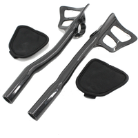 AliExpress Full Carbon Fiber Road Bicycle Handlebar Highway Rest Handlebar Aero Carbon TT Bike Handle Bars Trial TT Bar 3K Matte/Glossy