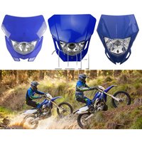 AliExpress Micro dream Universal Motorcycle Headlight Headlamp Motocross Enduro Dirt Bike Head Light Mask Fairing For Yamaha WRF250 400 450 YZ TTR WR