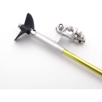 1set 3.17mm 1/8" Flexible Cable Shaft + Shaft Sleeve + Mount Holder + 32mm Propeller Kit for RC Boats Marine Yacht