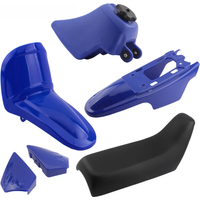 AliExpress PowerMotor Motorcycle Fairing Front Fender Seat Fuel Tank Plastic Kit for Yamaha PW50 Motocross Accessories Pit Dirt Mini Bike