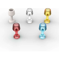MOC 10PCS 33061 Goblet Cup Building Blocks Kit Colorfu Dining Table Glass Part Bricks Particle DIY Toys Children Birthday Gifts