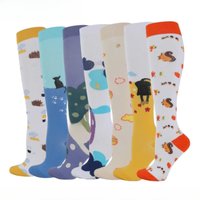AliExpress NONE New Compression Socks for Leggings Breathable Running Cycling Pressure Soccer Adult Sock Korean Edition Network Pressure Socks