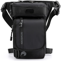 Men Leg Hip Drop Waist Bag for Rider Motorcycle Military Assault Travel Waterproof Nylon Messenger Bum Belt Fanny Pack Thigh Bag