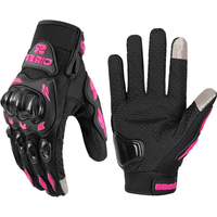 AliExpress MOTOCENTRIC Summer Lady Pink Motorcycle Cycling Gloves Touchscreen Motocross Glove ATV MTB Mesh Breathable Motorbike Glove Wear-resistant