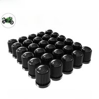AliExpress pinmoap Tyre Valve Dust Caps Valve Stem Covers Plastic Tire Caps With O Rubber Ring For Car Moto Bicycle Valve Stem Dust Cap 10/20/50pcs