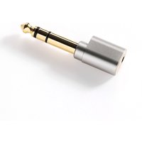 DDHiFi DJ65A AL 3.5mm Female to 6.35mm Male Adapter for HiFi Earphones Headphones High-purity OCC Copper