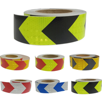 AliExpress NONE 5X300cm Reflective Adhesive Tape Sticker Arrow Reflective Tape Safety Caution Warning for Truck Motorcycle Bicycle Auto Styling