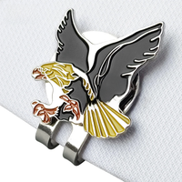 1pc Yellow Eagle Golf Hat Clip Cartoon Shape Magnetic Golf Ball Marker Golf Accessory Gift For Women Man and Golfers New