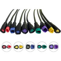 AliExpress NONE Ebike Shaped Connector 2/3/4/5/6 Pin Cable Hot Sale Waterproof Connector Signal Line Extension Cord Hot Sale Julet Connector