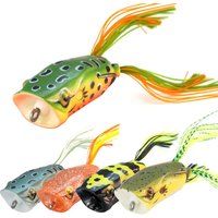 Fishing Lure Big Mouth Frog 6cm 16g Modify Frogs Artificial Lure Soft Bait Tractor Popper Catch Snakeheafd Fish Bass
