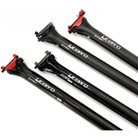AliExpress Litepro A65 Carbon Fiber Seat Post 33.9mm 580mm Folding Bike Seat Rod Gloss/Matte Black Folding Bicycle Part
