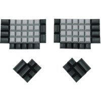 YMDK DSA Profile PBT Blank Keycap Set For Ergo Ergodox Planck Preonic Lily 58 Keyboard