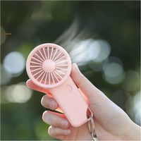 MEET SUN Portable Handheld Fan Small Cooling Fan USB Mute Cooler Handheld Fan Mini USB Rechargeable Desk