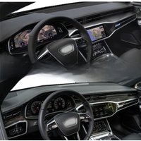 Car Dashboard Dashmat Pad For Audi A7 S7 4KA 2019-2024 Non-slip Sun Shade Cover Instrument Panel Dash Mat Anti-Dirt Proof