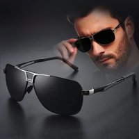 AliExpress NONE 1PC Top Aluminum Magnesium Square Polarized Photochromic Sunglasses Men Sun Glasses Safety Driving Oculos De Sol Masculino