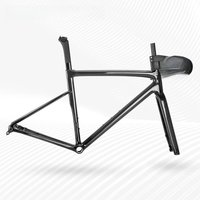 AliExpress Spcycle R088 Carbon Road Bike Frame Disc Brake UDH Hanger Full Hidden Cable 700x32C Road Bicycle Frameset With Handlebar