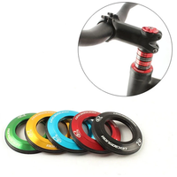 AliExpress NONE Bicycle Headset Cap 28.6mm Universal Diameter MTB Mountain Bike Top Shell Flat Cover CNC Metal O-ring Seal