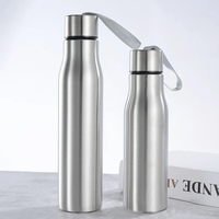 AliExpress NONE 500ml/750ml Stainless Steel Water Bottle Drinking Cup with Handle Portable Cold Water Bottle for Cycling Sports Travel