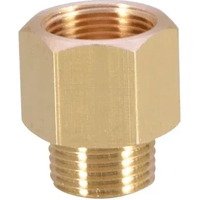 M4 M5 M6 M8 M10 M12 1/8" 1/4" 3/8" BSP Female To Male Thread Brass Pipe Fitting Adapter Connector