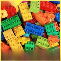 70/200pcs DIY Toys Large Partical Creative Building Block Basic Brick Educational Assembled Puzzle Fit Legoeds Gift for Kids