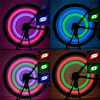 AliExpress cycle zone Bike Wheel Spoke Light Tire Lights 3 Mode LED Waterproof Bike Safety Warning Easy To Install Bicycle Accessories with Battery
