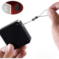1/3/5/10PCS No Punching Automatic Door Closer Pull Cord Adjustable Surface Door Stop Bracket Type for Doors and Windows