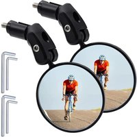 AliExpress NONE Universal Bicycle Mirror Rearview Adjustable Rotate Wide-Angle Cycling Handlebar Rear View Mirrors for MTB Road Bike Accessori