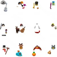 KM66045-KM66050 KM66057-KM66064 Anime Cartoon Bricks Mini Toy Dolls Movies Building Blocks Kids Assembling Toys Birthday Gifts