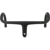 AliExpress NONE Newest Lightest 245g Racing Road Bike Matt UD Full Carbon Fibre Handlebar And Stem Integrated Round Tube bar 380-440*80-120mm