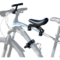 LIXADA Front Mounted Bicycle Seats with Handlebars and Foot Pedals for Kids Children BaBy Safety Bike Seat+Handlebar +Foot pedal
