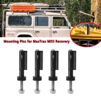 Mounting Pins For MaxTrax MKII Recovery/Traction Boards Lockable Theftproof Safety Mounting Pins Sets 4 PCS