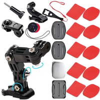 AliExpress VeFly Motorcycle Helmet Kit for GoPro Hero 11 10 9 8 7 Action Camera Accessories Set Chin Mount Bracket Bike Chin Mount For Go Pro