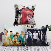 Rock Band Take Me Home Pillow Case Living Room Bedroom Headboard Backrest Cushion Square Cushion O-OneS D-DirectionS Nap Time