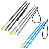 Fishing Spears Gaffs Barbed Telescopic Rod Fork Harpoon Hunting Fish Tool Aluminum Alloy Fishing Gigguff Hook Fishing Gear