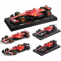 Bburago 1:43 2024 2023 F1 Scuderia Ferrari SF24 SF23 #16 lecler #55 sainz jr alloy luxury car die cast car model toy series
