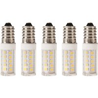 5PCS E14 220V 2835 33D 3w Corn LED Bulb Refrigerator Bubble Household Pendant Lamp Replacement LED Light Source